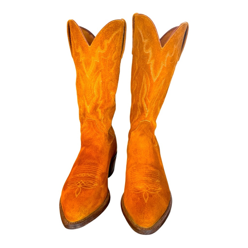 Lucchese 1883 suede cowboy boots